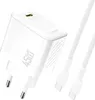 Dudao A28C 45W GaN Schnellladegert mit USB-C Kabel Wei Produktbild-Vorschau 1
