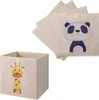 Set aus 4 Tier Spielzeug Aufbewahrungsboxen - Robuste Produktbild-Vorschau 2
