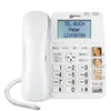 A white Geemarc amplified corded phone with a handset and a keypad with photos next to some buttons. Anteprima dell’immagine prodotto