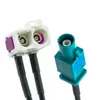 Adapter-Universe FAKRA Doppel Buchse auf 1x Stecker Auto Produktbild-Vorschau 2