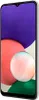 A white Samsung Galaxy A22 smartphone is shown from a side angle against a white background. Produktbild-Vorschau