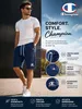 Champion Herren Shorts Blau L – Sweatshorts Baumwolle Sport Produktbild-Vorschau 3