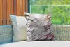 MuchoWow® Outdoor Kissen - Marmor - Weiß - Gold - Rot - Produktbild-Vorschau 3
