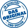 A circular blue stamp with German text. Anteprima dell’immagine prodotto