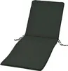 A dark gray chaise lounge cushion on a white background. Produktbild-Vorschau