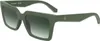 Stilvolle Damen-Sonnenbrille in Grün mit Bio-Rahmen und Produktbild-Vorschau 2