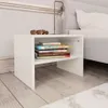 A white nightstand with books and decorative items. Náhľad obrázku produktu