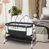 2 in 1 Beistellbett Baby,Bettseitiger Bassinet für Produktbild-Vorschau 1
