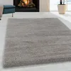 Teppich Wohnzimmer Hochflor Beige 200x290 Rechteck Unicolor Produktbild-Vorschau 2