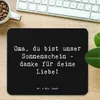Mr. & Mrs. Panda Mousepad Spruch Oma Sonnenschein - Schwarz Produktbild-Vorschau 2