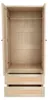 Kledingkast, 70x55x170 cm, in houtkleur, met dubbele deuren Productafbeelding-voorbeeld 6