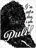I'm not a dog I am a Puli! Metallschild XL in 21x28 cm in Produktbild-Vorschau 1