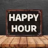 Happy Hour Metallschild in 15x20 cm in Rostoptik Produktbild-Vorschau 4