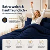 Komfortec Premium Bettwäsche 135x200 cm Bettbezug + 80x80 Produktbild-Vorschau 4