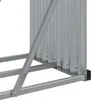 vidaXL Riparo per legna da ardere Argento 300x45x100 cm Anteprima dell’immagine prodotto 8
