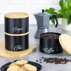 Klausberg set di contenitori da cucina caffè tè zucchero Anteprima dell’immagine prodotto 3
