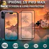 2-Pack iPhone 15 Pro Max Displayschutzfolie und Produktbild-Vorschau 1