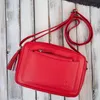Damen Leder Schulterriemen Tasche rot klein Paolo Peruzzi Produktbild-Vorschau 4