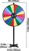 VEVOR 91 cm koleso šťastia s 18 priehradkami, ruleta s Náhľad obrázku produktu 8