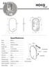 HOKO specchio da bagno LED antiappannamento da parete ovale Anteprima dell’immagine prodotto 12