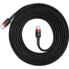 Baseus Cafule, 2 m, USB C, USB C, 0,48 Gbit/s, Schwarz, Rot Produktbild-Vorschau 17