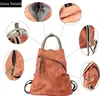 irisaa Damen Rucksack Daypack Tasche Umhänge Tasche Produktbild-Vorschau 7