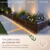 Floranica 1 Stück Beetbegrenzung Weide 40 cm x 100 cm – Produktbild-Vorschau 6
