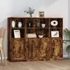 vidaXL Highboards 3 Stk. Räuchereiche Holzwerkstoff -  Produktbild-Vorschau 11