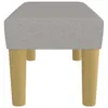 vidaXL Lavica Light Grey 70x30x30 cm Látka Náhľad obrázku produktu 4