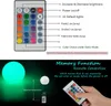 A collage showing a remote control and a glowing ball light, with text explaining features. Podgląd zdjęcia produktu
