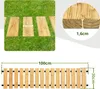 pemicont Garten Rollweg aus Lärche Natur, 30 cm x 1 m, Produktbild-Vorschau 9