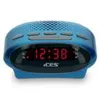 Radio-réveil FM avec double alarme et affichage LED - Bleu Voir les images du produit 10