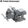 Meister Schraubstock Drehbar 125 mm Spannweite Hochwertige Produktbild-Vorschau 2
