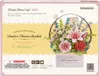 The image shows the packaging of a 3D wooden flower basket craft kit. Podgląd zdjęcia produktu