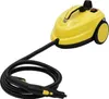A yellow steam cleaner with a black hose and nozzle is shown against a white background. Náhled obrázku produktu