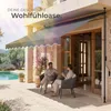tectake® Klemmmarkise mit Handkurbel einfache Montage Produktbild-Vorschau 7