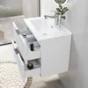 Waschtisch mit Unterschrank 60cm RIVA Badmöbel Set Weiß Produktbild-Vorschau 2