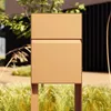 Standbriefkasten Leon Weiß aus 1 mm Stahlblech, 31,5 cm Produktbild-Vorschau 3