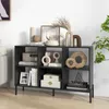 COSTWAY Bücherregal mit 6 Fächern, Standregal mit erhöhten Produktbild-Vorschau 9