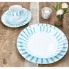 30dílný kombinovaný servis SPLIT TURQUOISE porcelán pro 6 Náhled obrázku produktu 2