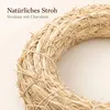 Strohkranz natur sieben Größen Kranzrohling Strohring Produktbild-Vorschau 5