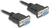DELOCK RS-232 Kabel Seriell D-Sub9 Bu zu Bu Steckergehä 2m Produktbild-Vorschau 1