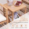 COSTWAY Gartenmöbel Set Polyrattan, Balkonmöbel Set inkl. 2 Produktbild-Vorschau 8