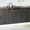 vidaXL Geschirrspülerblende Porto Schwarz 60x1,5x57 cm Produktbild-Vorschau 3