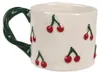 Clayre & Eef Tasse 200 ml Beige Keramik Kirschen Produktbild-Vorschau 2