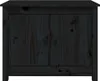 Couchtisch Schwarz 71x49x55 cm Massivholz Kiefer , Produktbild-Vorschau 6