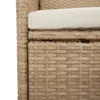 7-tlg. Garten-Essgruppe mit Kissen Beige Poly Rattan , Produktbild-Vorschau 6