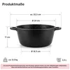 Aluguss Kochtopf 24 cm – 3,5 L Schmortopf Produktbild-Vorschau 2