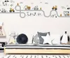Selbstklebende Cartoon-Auto- und Baufahrzeug-Wandaufkleber Produktbild-Vorschau 1