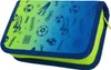 A pencil case with a football theme, displayed on a white background. Voir les images du produit